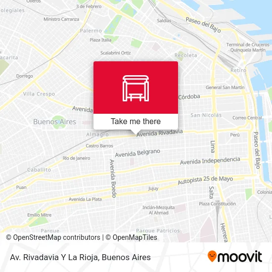 Av. Rivadavia Y La Rioja map