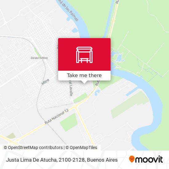 Mapa de Justa Lima De Atucha, 2100-2128