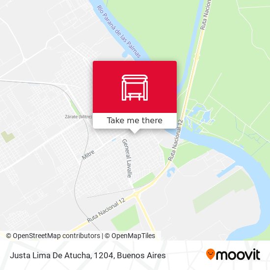 Justa Lima De Atucha, 1204 map