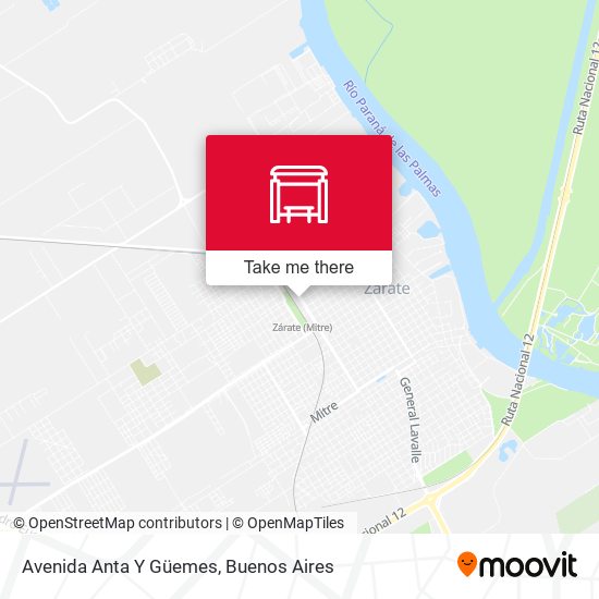 Avenida Anta Y Güemes map