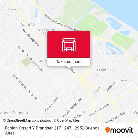 Fabian Onsari Y Brandsen (17 - 247 - 295) map
