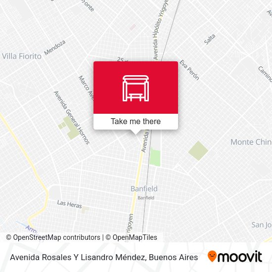 Avenida Rosales Y Lisandro Méndez map