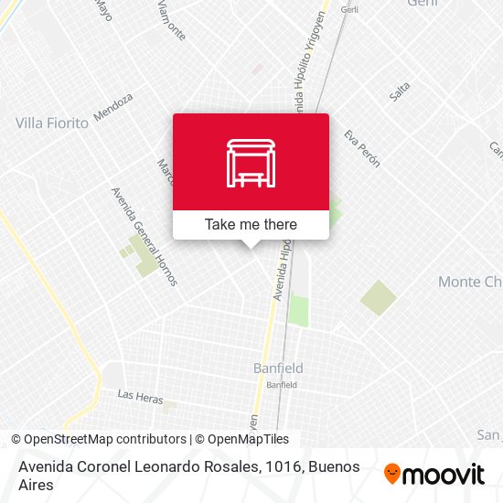 Mapa de Avenida Coronel Leonardo Rosales, 1016