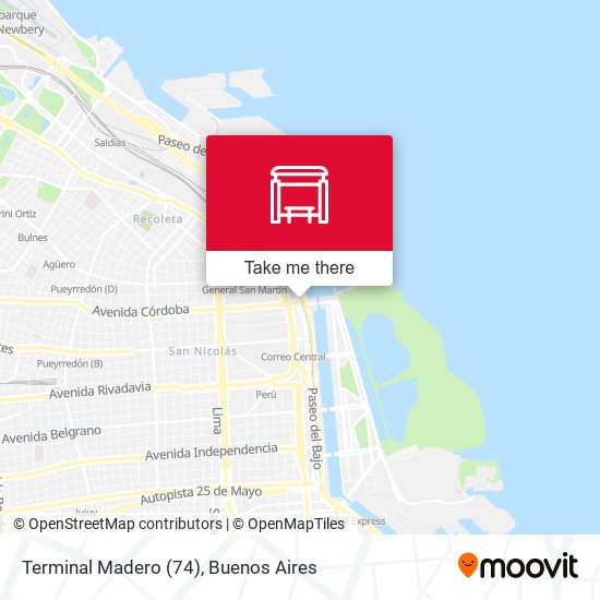 Terminal Madero (74) map