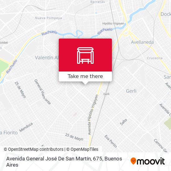 Mapa de Avenida General José De San Martín, 675
