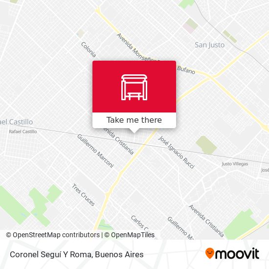 Coronel Seguí Y Roma map