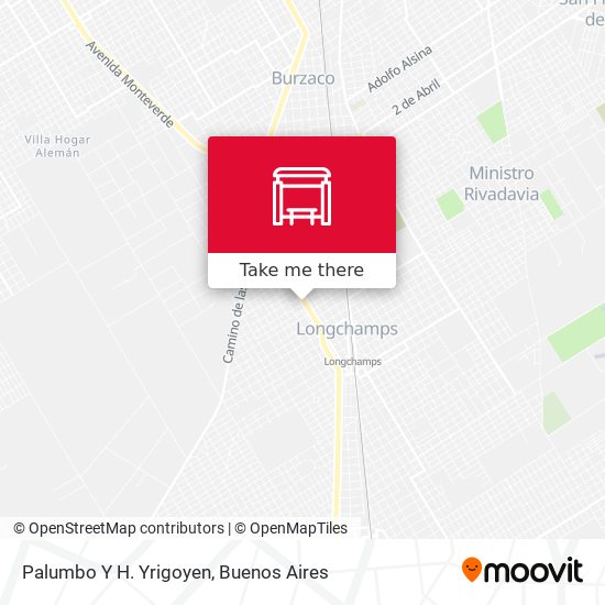 Palumbo Y H. Yrigoyen map