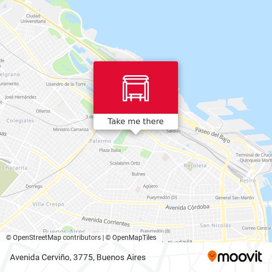 Avenida Cerviño, 3775 map