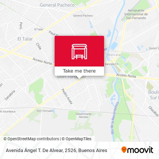 Mapa de Avenida Ángel T. De Alvear, 2526