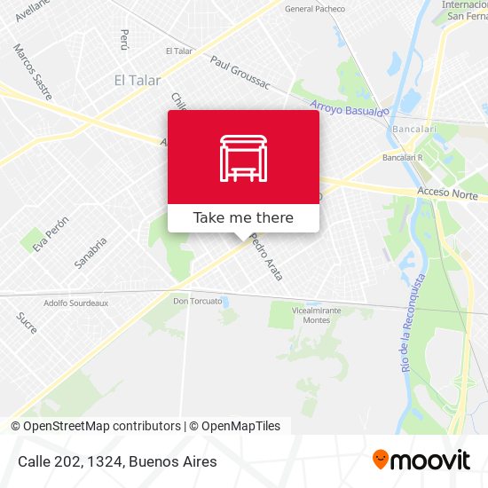 Mapa de Calle 202, 1324