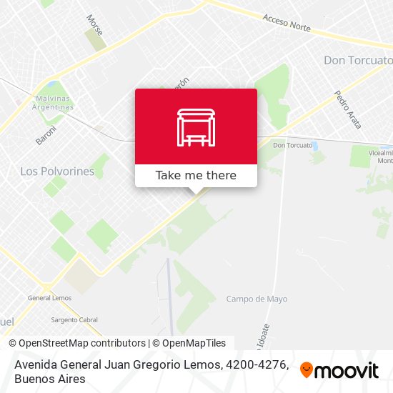Avenida General Juan Gregorio Lemos, 4200-4276 map