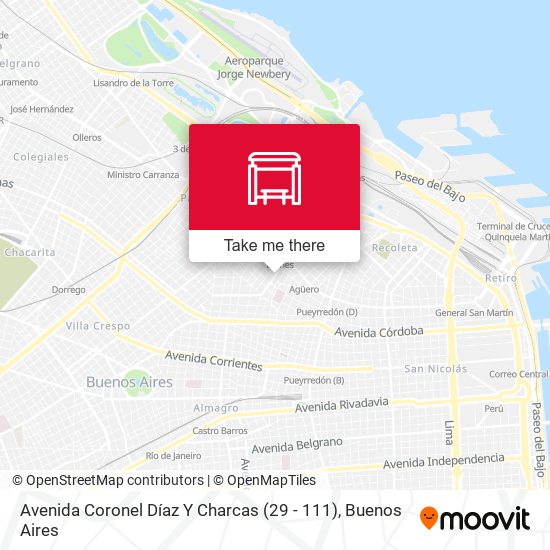 Avenida Coronel Díaz Y Charcas (29 - 111) map