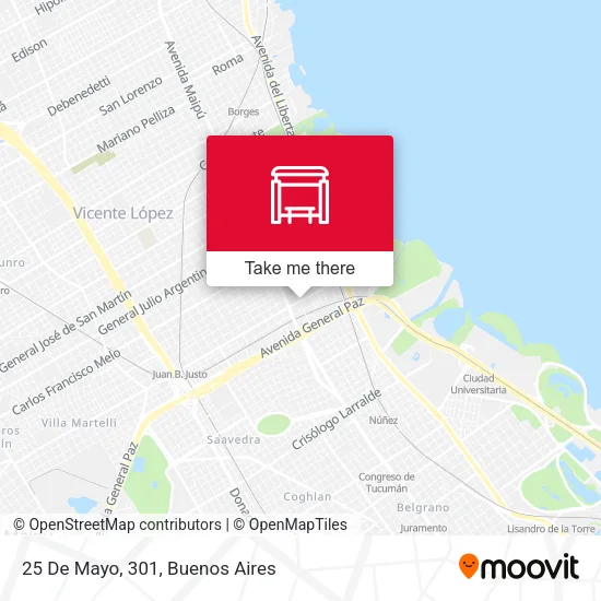 25 De Mayo, 301 map