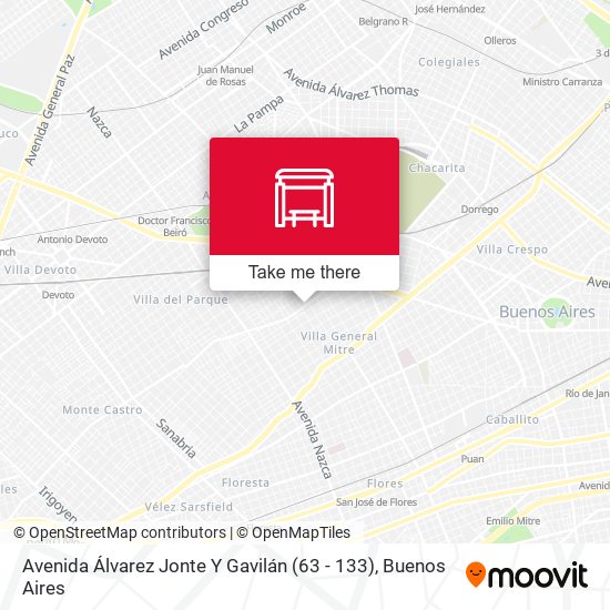 Avenida Álvarez Jonte Y Gavilán (63 - 133) map
