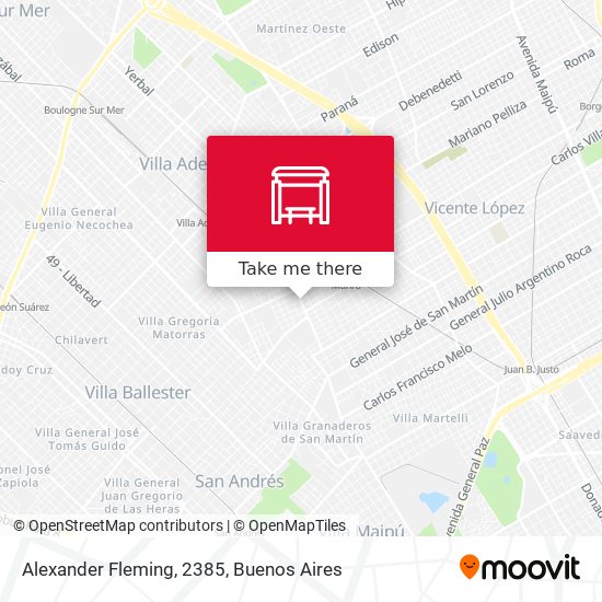 Alexander Fleming, 2385 map