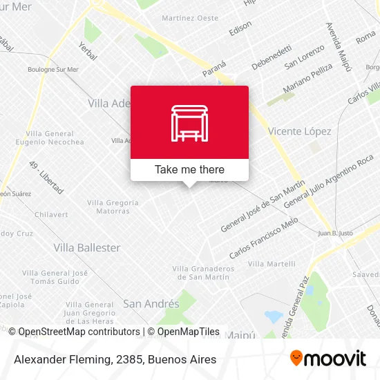 Alexander Fleming, 2385 map