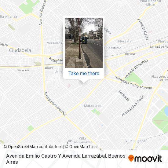 Mapa de Avenida Emilio Castro Y Avenida Larrazábal