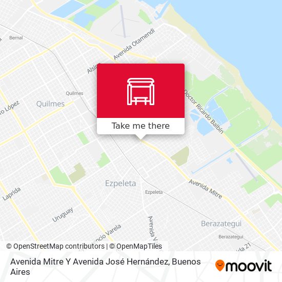 Mapa de Avenida Mitre Y Avenida José Hernández