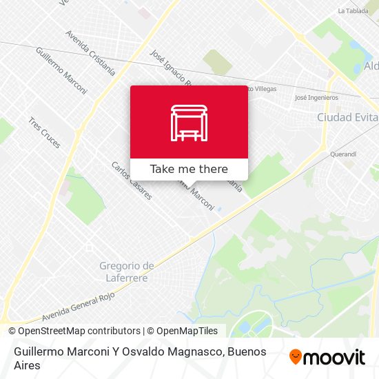 Guillermo Marconi Y Osvaldo Magnasco map