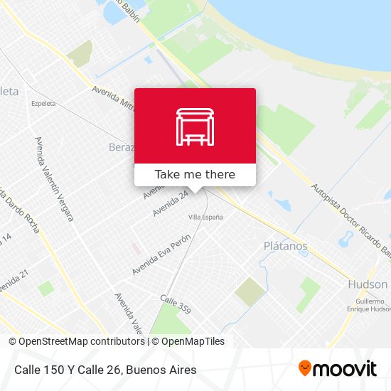 Mapa de Calle 150 Y Calle 26