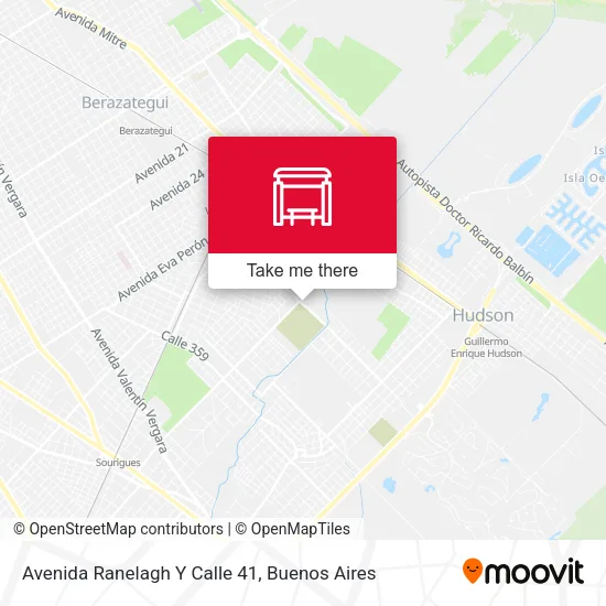 Mapa de Avenida Ranelagh Y Calle 41