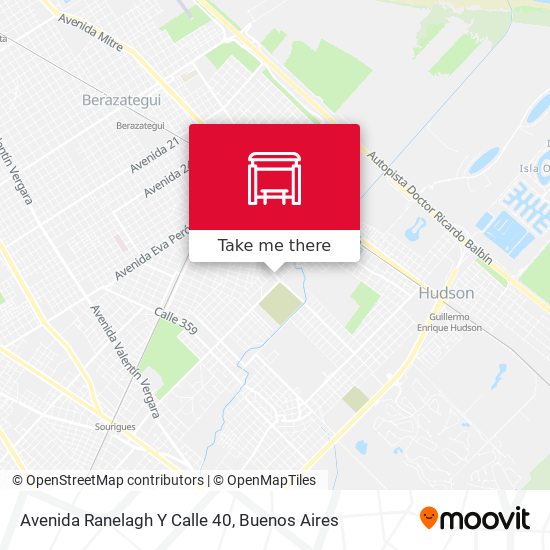 Avenida Ranelagh Y Calle 40 map