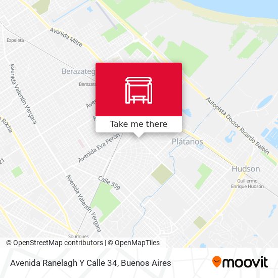 Avenida Ranelagh Y Calle 34 map