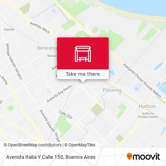 Avenida Italia Y Calle 150 map