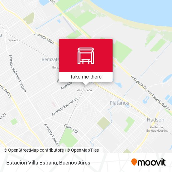 Estación Villa España map