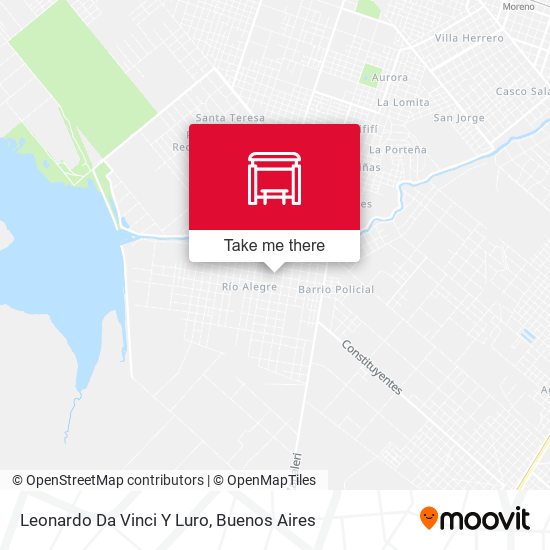 Leonardo Da Vinci Y Luro map