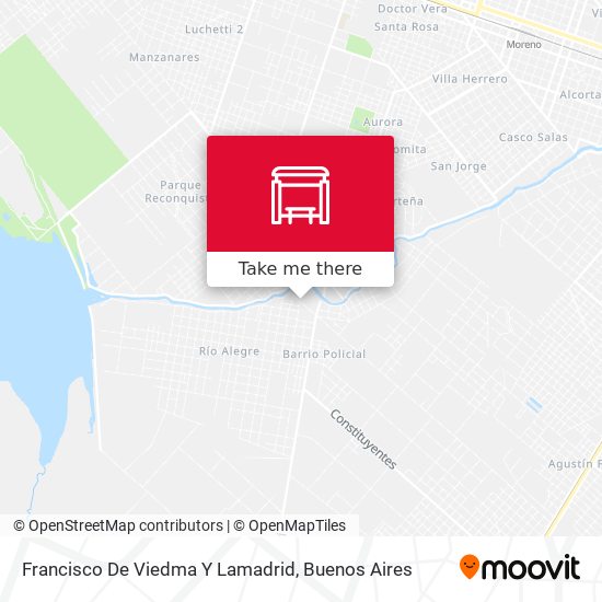 Francisco De Viedma Y Lamadrid map