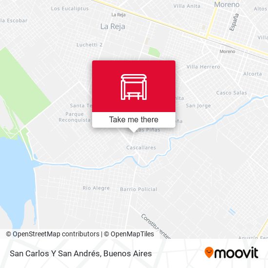 San Carlos Y San Andrés map