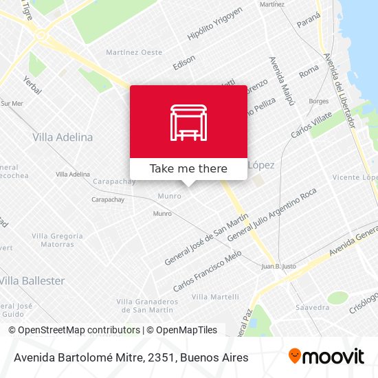 Avenida Bartolomé Mitre, 2351 map