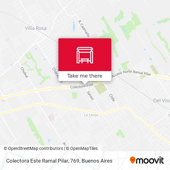 Colectora Este Ramal Pilar, 769 map