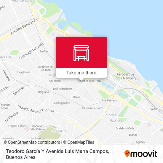 Teodoro García Y Avenida Luis María Campos map