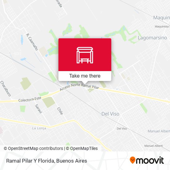 Mapa de Ramal Pilar Y Florida