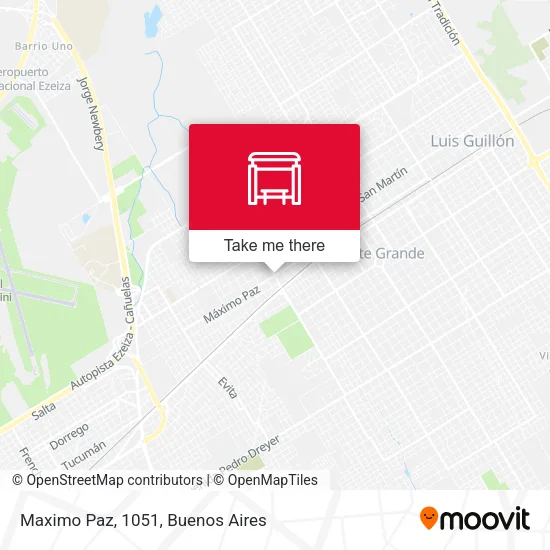 Maximo Paz, 1051 map