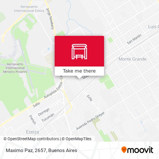 Maximo Paz, 2657 map