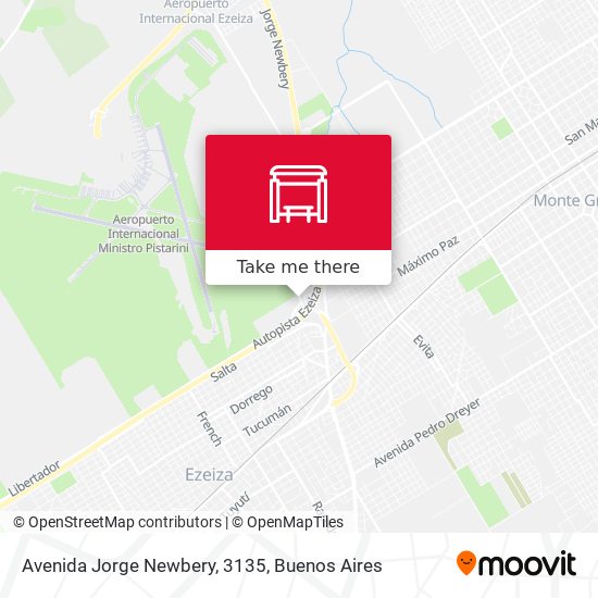 Mapa de Avenida Jorge Newbery, 3135