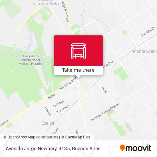 Avenida Jorge Newbery, 3135 map