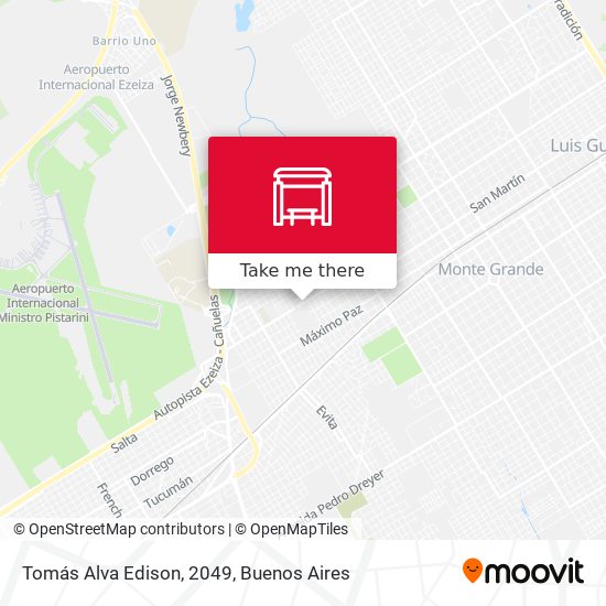 Tomás Alva Edison, 2049 map