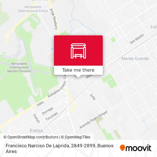 Francisco Narciso De Laprida, 2849-2899 map
