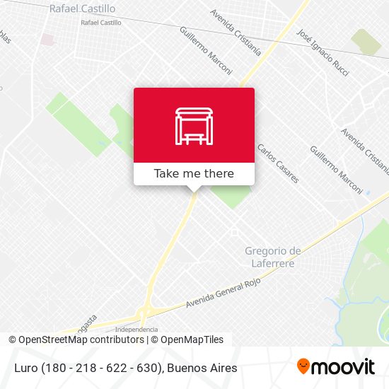 Mapa de Luro (180 - 218 - 622 - 630)