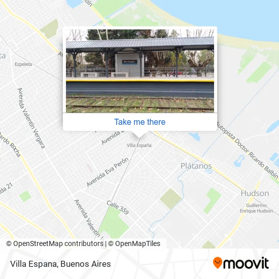 Mapa de Villa Espana