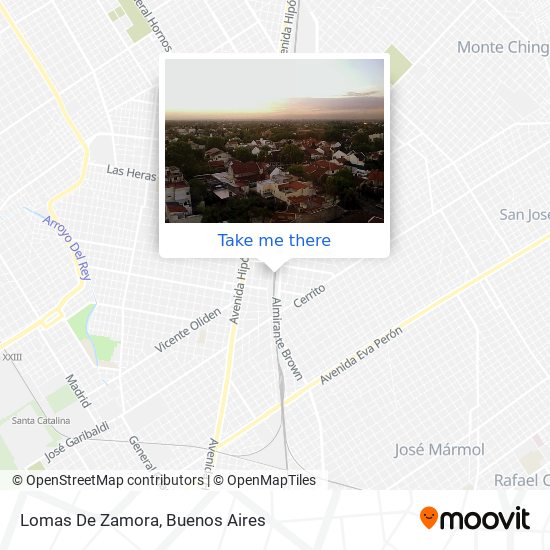 Lomas De Zamora map
