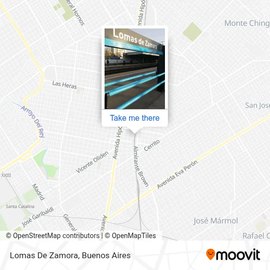 Lomas De Zamora map
