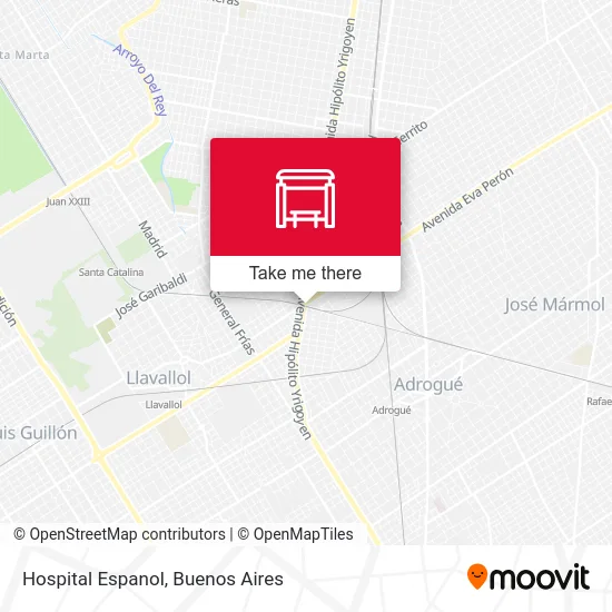 Hospital Espanol map