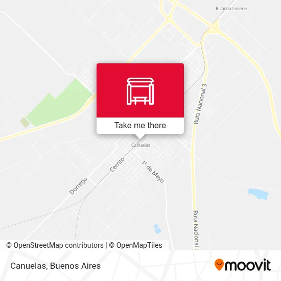 Canuelas map