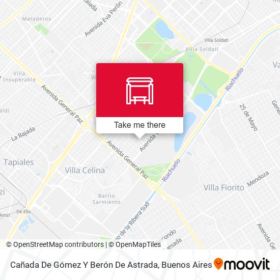 Mapa de Cañada De Gómez Y Berón De Astrada