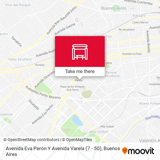 Avenida Eva Perón Y Avenida Varela (7 - 50) map